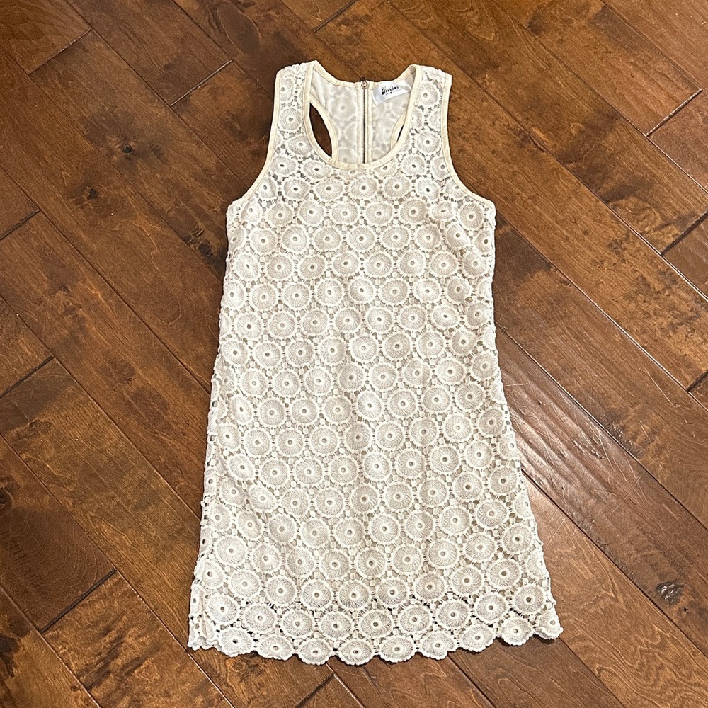 Meghan LA Cream Crochet Dress